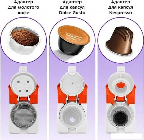 Капсульная кофеварка Kitfort KT-7509