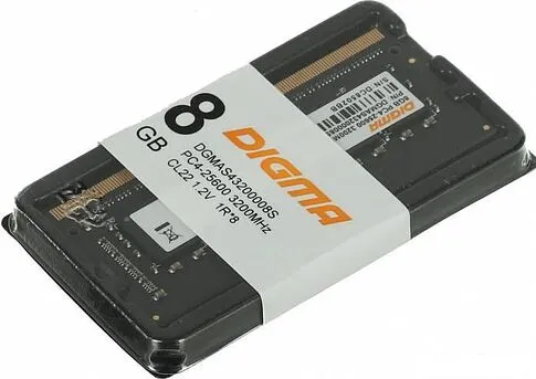 Оперативная память Digma 8ГБ DDR4 SODIMM 3200 МГц DGMAS43200008S