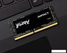 Оперативная память Kingston FURY Impact 16GB DDR4 SODIMM PC4-25600 KF432S20IB/16 Оперативная память Kingston FURY Impact 16GB DDR4 SODIMM PC4-25600 KF432S20IB/16