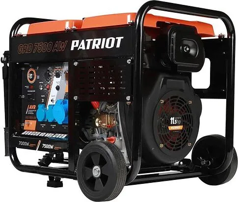 Дизельный генератор Patriot GRD 7500AW