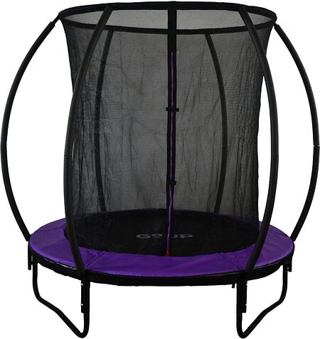 Батут GoUP Luxury 6FT (с сеткой, фиолетовый)