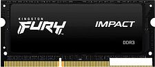 Оперативная память Kingston FURY Impact 2x8GB DDR3 SODIMM PC3-14900 KF318LS11IBK2/16 Оперативная память Kingston FURY Impact 2x8GB DDR3 SODIMM PC3-14900 KF318LS11IBK2/16