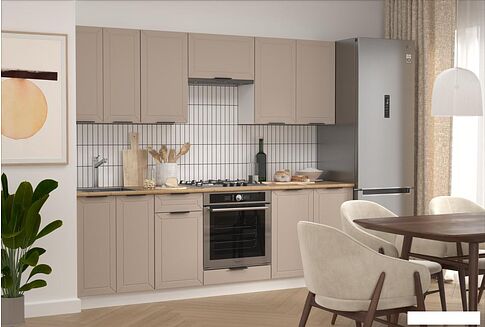 Готовая кухня Mio Tesoro Корнелия Ода-плюс 2.4 (капучино/дуб бунратти)