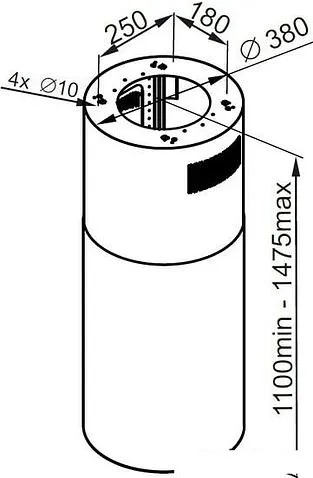 Кухонная вытяжка MAUNFELD Lee Push (нержавеющая сталь)