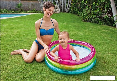 Надувной бассейн Intex Радуга 86x25 [57104]