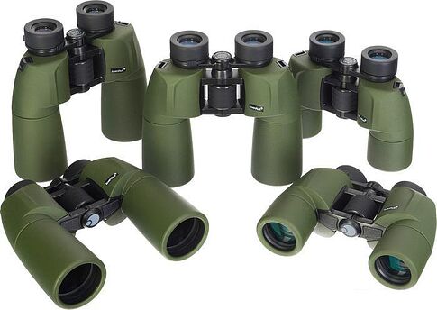 Бинокль Levenhuk Army 7x50 с сеткой (зеленый)