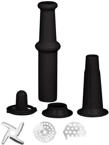 Мясорубка Аксинья КС-2003 (бордовый/черный)