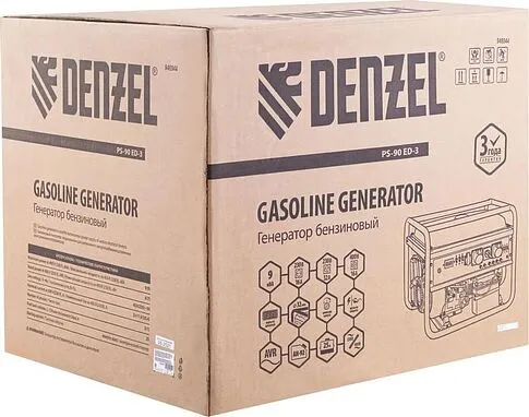 Бензиновый генератор Denzel PS 90 ED-3