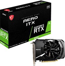 Видеокарта MSI GeForce RTX 3050 Aero ITX 8G OC Видеокарта MSI GeForce RTX 3050 Aero ITX 8G OC