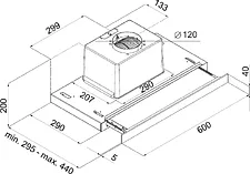 Кухонная вытяжка MAUNFELD Ouse Touch 60 (белый)