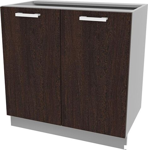 Шкаф напольный Интерлиния Компо НШ80р-2дв (дуб венге)