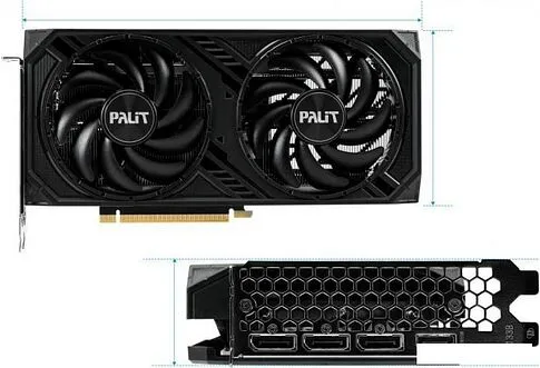 Видеокарта Palit GeForce RTX 4060 Ti Dual V1 8GB NE6406T019P1-1048D