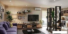 Тумба Глазов Nature 333 (дуб табачный craft/черный)