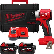 Винтоверт Milwaukee M18 M18BLIDR-502X 4933492843 (с 2-мя АКБ, кейс) Винтоверт Milwaukee M18 M18BLIDR-502X 4933492843 (с 2-мя АКБ, кейс)