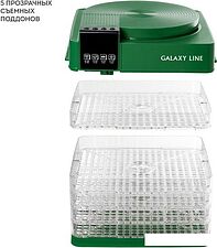 Сушилка для овощей и фруктов Galaxy Line GL2630 (зеленый) Сушилка для овощей и фруктов Galaxy Line GL2630 (зеленый)