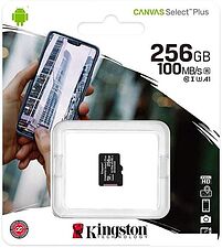 Карта памяти Kingston Canvas Select Plus microSDXC 256GB