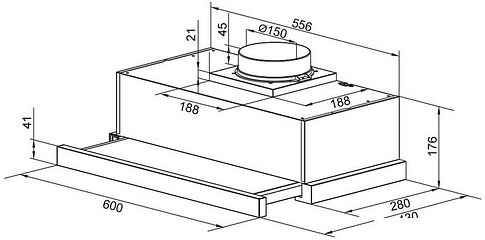 Кухонная вытяжка Zigmund & Shtain K 017.6 B