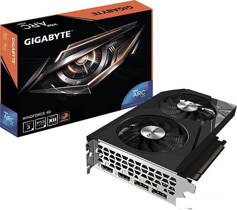 Видеокарта Gigabyte Intel ARC A310 WindForce GV-IA310WF2-4GD