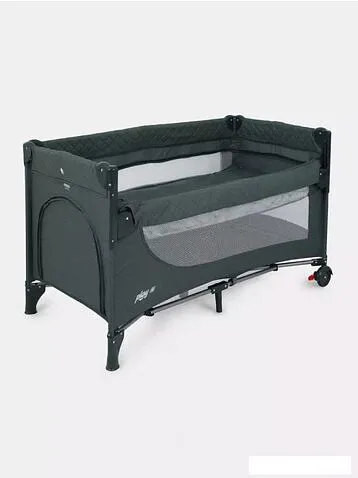 Манеж-кровать MOWbaby Play Plus RP102 (темно-зеленый)
