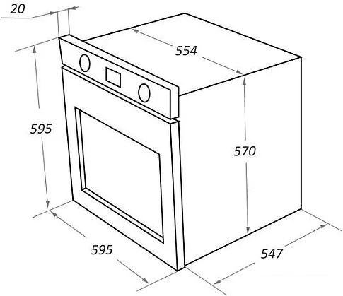Электрический духовой шкаф MAUNFELD EOEH.7611SCBG