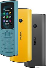 Кнопочный телефон Nokia 110 4G Dual SIM (темно-синий)