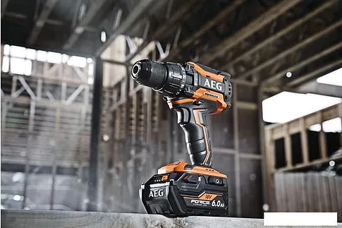 Ударная дрель-шуруповерт AEG Powertools BSB 18BL LI-602C 4935464100 (с 2-мя АКБ 6 Ач, кейс)