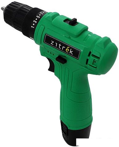 Дрель-шуруповерт Zitrek Green 12-Li-ion Plus 063-4042 (с 2-мя АКБ, кейс)
