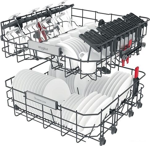Встраиваемая посудомоечная машина Whirlpool WIO 3T126 PFE