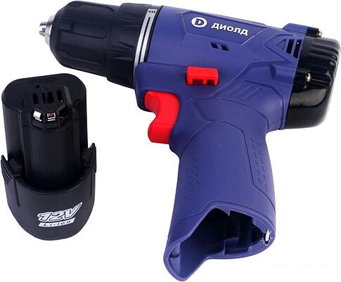 Дрель-шуруповерт ДИОЛД ДЭА-12ЛИ-09 (с 2-мя АКБ, кейс)