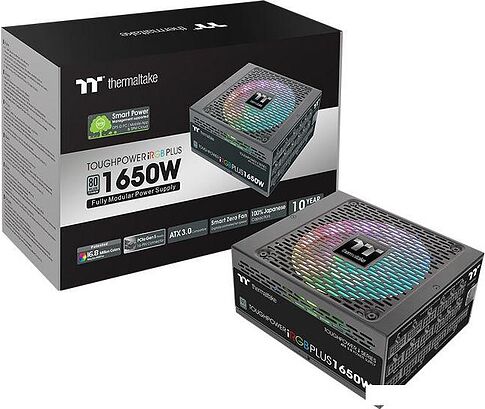 Блок питания Thermaltake Toughpower iRGB Plus 1650W Titanium TT Premium Edition PS-TPI-1650F3FDTx-1