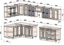 Готовая кухня Интерлиния Мила Шато 1.7x3.5 левая (пепел/пепел/опал светлый) Готовая кухня Интерлиния Мила Шато 1.7x3.5 левая (пепел/пепел/опал светлый)