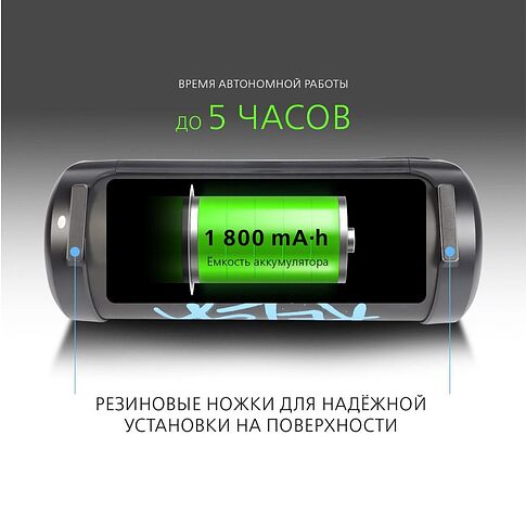 Беспроводная колонка SmartBuy Relax (черный/синий)
