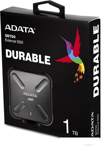 Внешний накопитель A-Data SD700 ASD700-1TU31-CBK 1TB (черный)