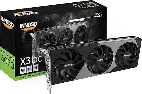 Видеокарта Inno3D GeForce RTX 5070 X3 OC N50703-12D7X-195064L