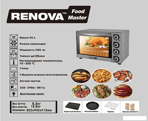 Мини-печь Renova MO-50GFLTS1