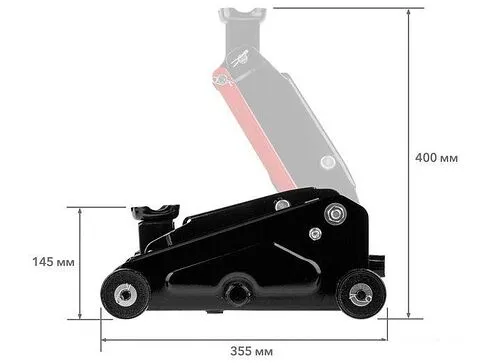 Подкатной домкрат Startul Auto ST8014-07 2.5т