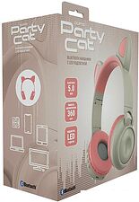 Наушники QUMO Party Cat 32303 (бежевый) Наушники QUMO Party Cat 32303 (бежевый)