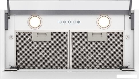 Кухонная вытяжка Elikor Sense Glass 60П-1000 229362 (белый/белое стекло)