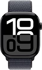Умные часы Apple Watch Series 10 46 мм (алюминиевый корпус, черный/темно-серый, нейлоновый ремешок) Умные часы Apple Watch Series 10 46 мм (алюминиевый корпус, черный/темно-серый, нейлоновый ремешок)