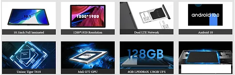 Планшет Chuwi HiPad X 6GB/128GB (черный)