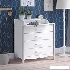 Комод Атон Мебель Felix (белый/кашемир)