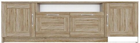 Тумба Mio Tesoro Сириус 2 двери и 2 ящика 156x47 2.02.03.330.3 (дуб сонома)