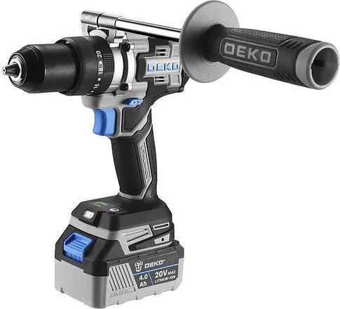 Ударная дрель-шуруповерт Deko DKCID20 Pro 063-4437 (с 2-мя АКБ, кейс)