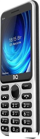 Кнопочный телефон BQ BQ-2833 Slim (черный)