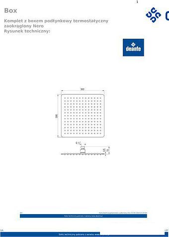 Душевая система  Deante DEANTE_N02M