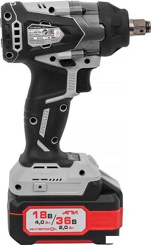 Гайковерт Интерскол ГАУ-400/36ВЭ 859.2.2.70 (с 2-мя АКБ, кейс)