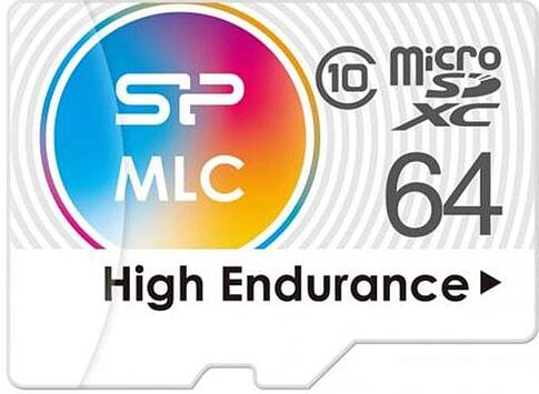 Карта памяти Silicon-Power High Endurance microSDXC SP064GBSTXIU3V10SP 64GB (с адаптером)