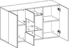 Комод НК-Мебель Point тип-1.2 71774467 (белый-белый глянец)