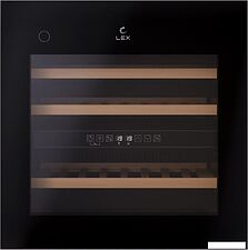 Винный шкаф LEX LWD6036BL Dual Zone PP