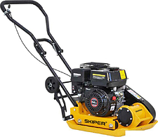 Виброплита Skiper C-90 Loncin LC200F (колеса, мат)